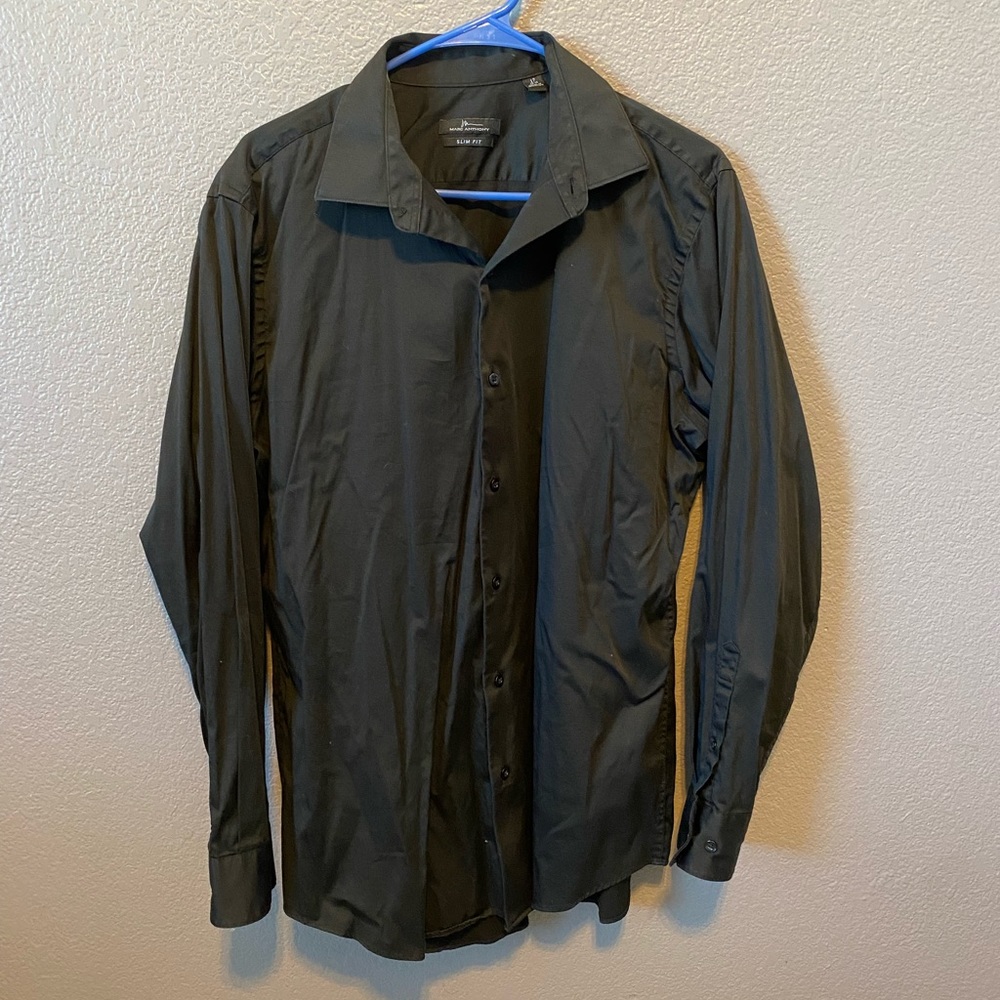 Mens Marc Anthony Slim button up shirt. Size 17 (34-35)